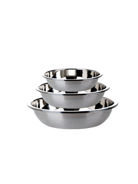 Mixing Bowls - Set of 3 - Silver