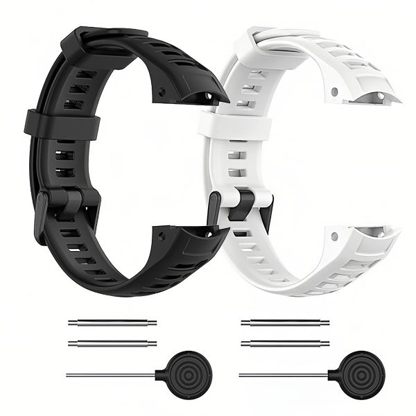 2 PACK Silicone Strap Compatible With Garmin Instinct/Instinct 2