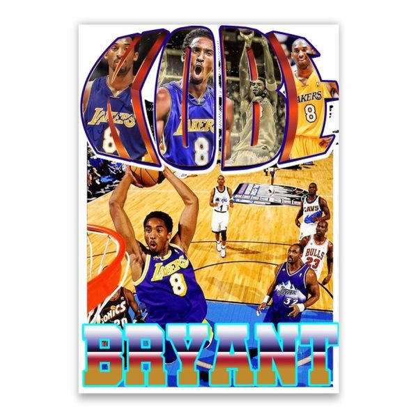 Kobe Bryant On Court Poster - A1