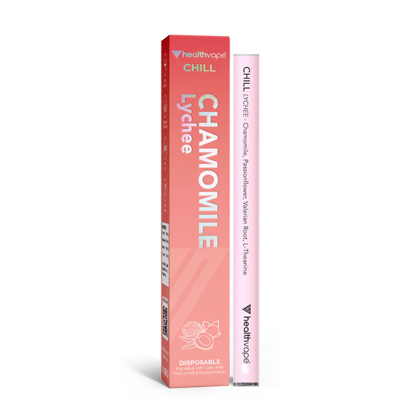 CHILL - Chamomile - Lychee - HealthVape Disposable - 0% Nicotine