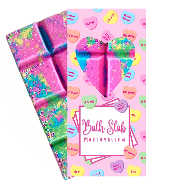 Conversation Heart Bath Bomb Slab