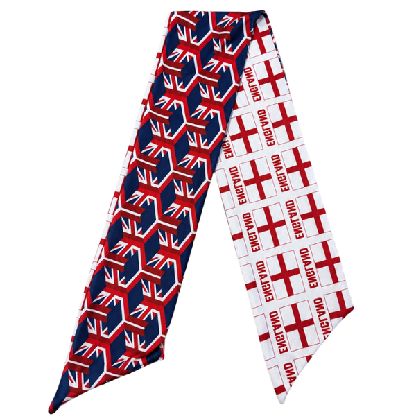 Tribe Afrique England Union Jack &amp; King George's Cross Double-Sided Scarf
