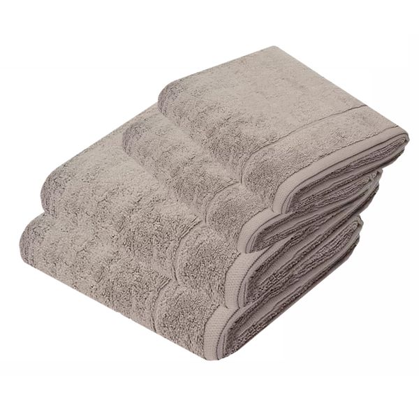700gsm 100% Cotton Towel Set - 2 Hand Towels and 2 Bath Towels