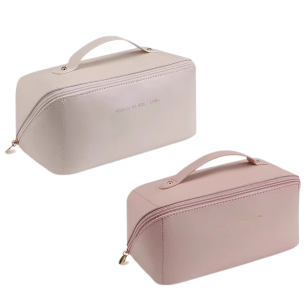 Leather PU Cosmetic Travel Makeup Bag