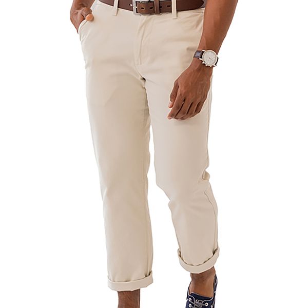 Nautica Men's Classic Fit Deck Pants - Stone