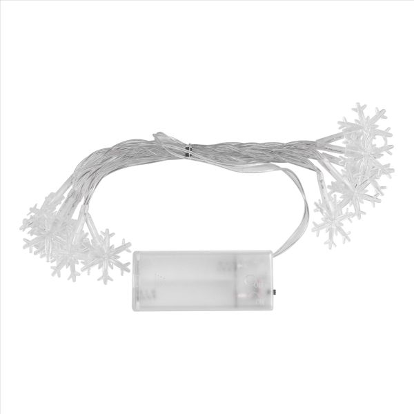 LED Snowflake String Light Outdoor for Christmas Garden Decor for Holiday L