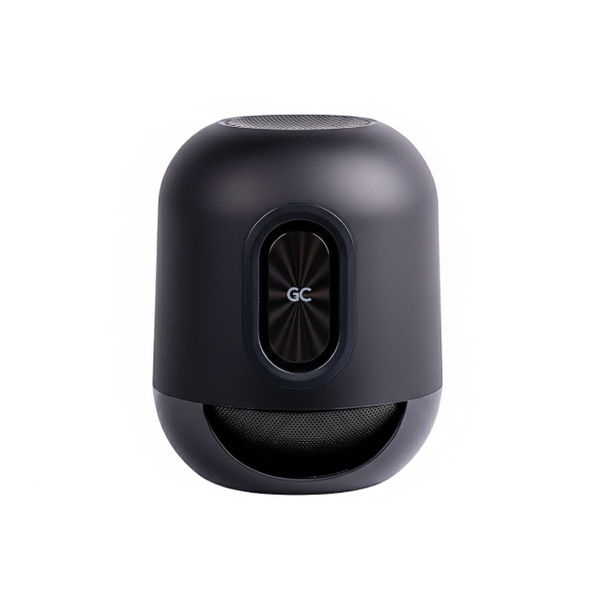 Black Wireless Dome Speaker - 15cm Bluetooth Performance Hub