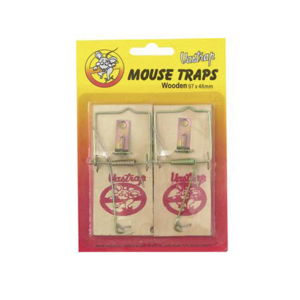 Vastrap Pest Control- Wooden Mouse Trap 2 Pack