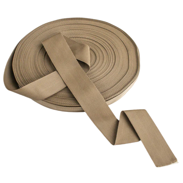 50mm Polyprop Webbing - Dirt Brown