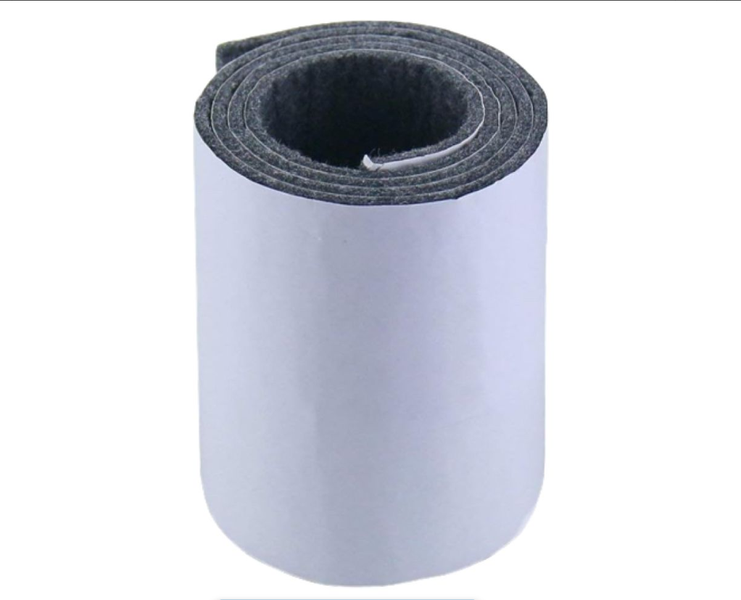 Felt Strips Self Adhesive Backed Furniture Protection Light Gray 100x10cm