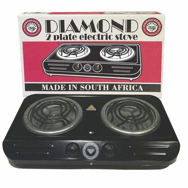 Diamond - Double Electric Spiral Hotplate Stove