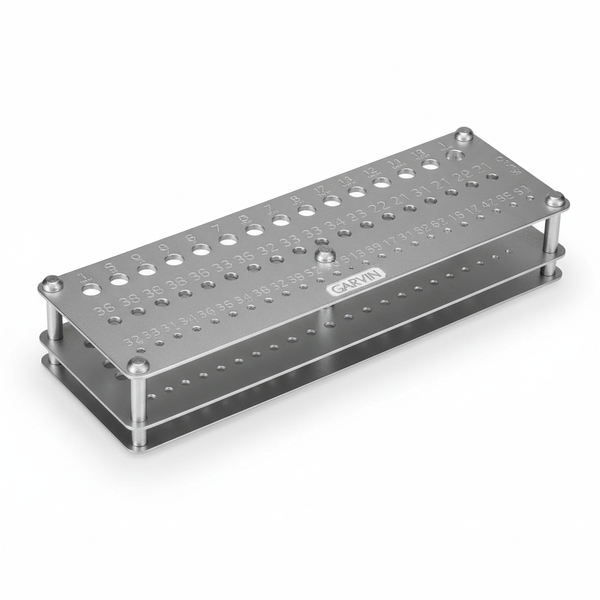 Generic Drill Bit Stand for 1-13mm Bits - Durable Hard Plastic