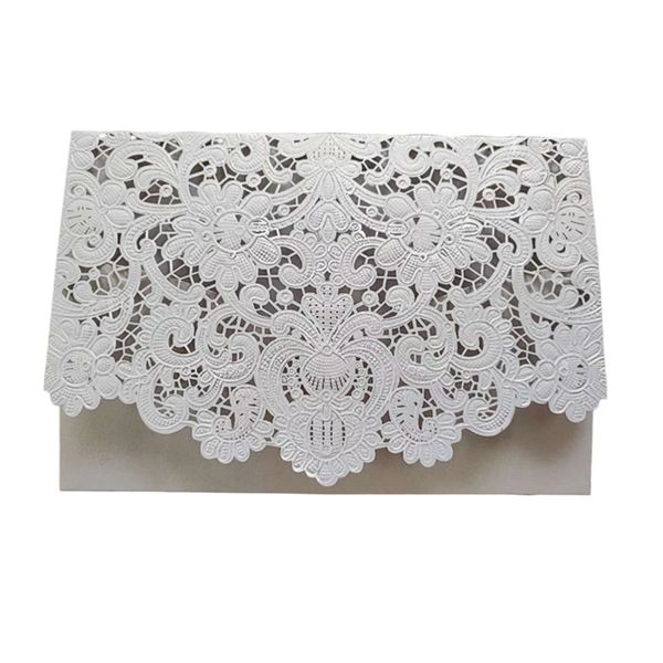 Pack of 10 - DIY Laser Cut Invitation &amp; Envelope Birthday Party Wedding A