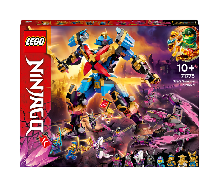LEGO® NINJAGO® Nya’s Samurai X MECH 71775 Building Toy Set (1,003 Pieces)