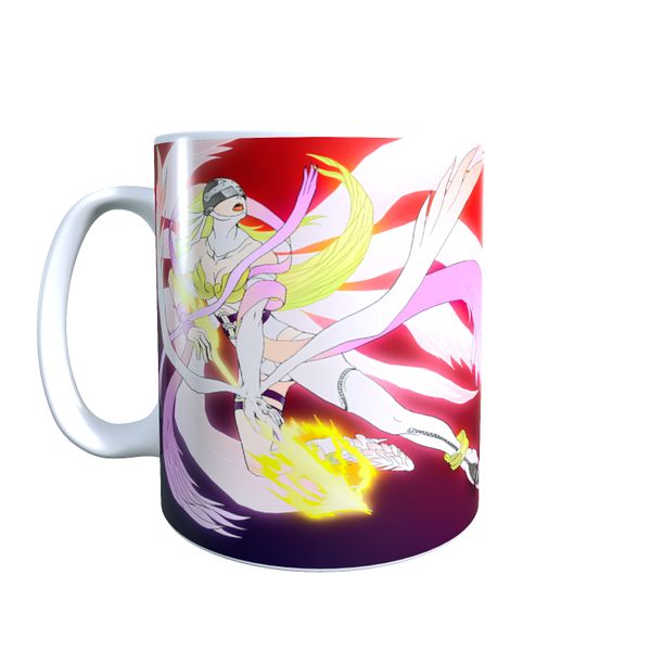 Good vs Evil Angewomon - Digimon Themed Coffee Mug