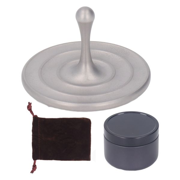 Rotating Top Decompression Toy Stainless Steel Water Drop Stress Relief Toy