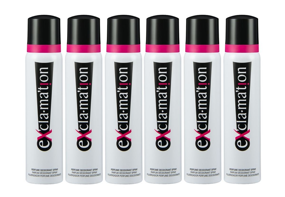 Exclamation Perfume Body Spray 6 x 90ML | Shop Today. Get it Tomorrow