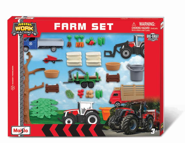 Maisto Mini Work Machine - Super Farm Playset - Fendt