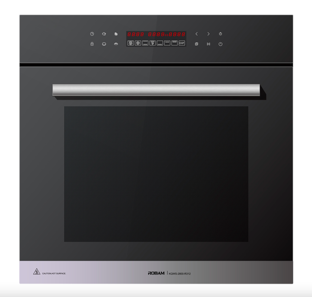 Robam Built-in 60L Oven 250 Degrees 3-Layer Glass 8 Functions 2800W R312