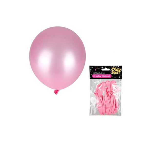 Metallic Helium Balloon's 6 Pieces Per Pack x 5