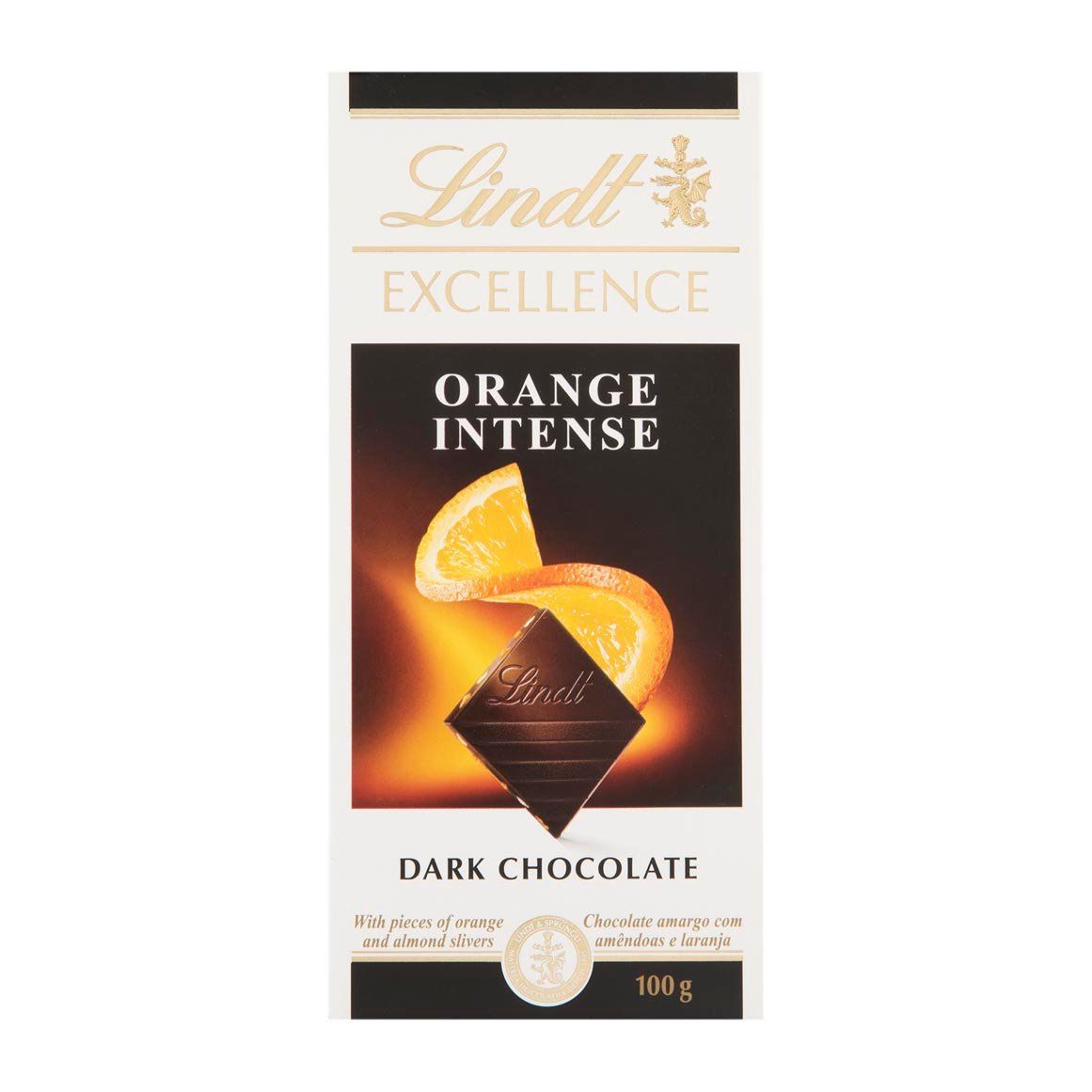Lindt Excellence Orange Intense Chocolate 100g 20 Pack Buy Online