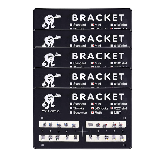 Brackets For Braces Dental Braces Teeth Model Mini Roth 022 Slot