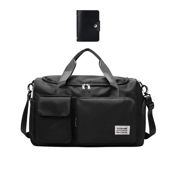Waterproof Duffel Bag and PU Leather Card Holder