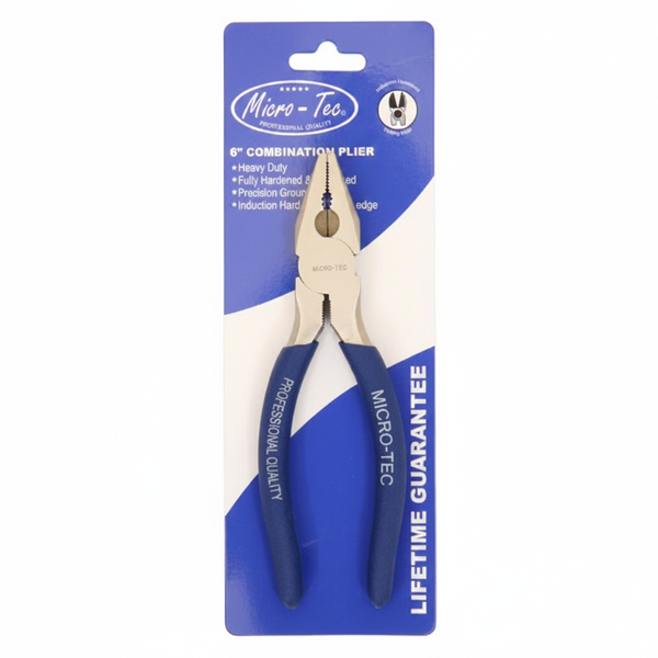 Micro-Tec 200 mm Combination Pliers for Gripping and Cutting