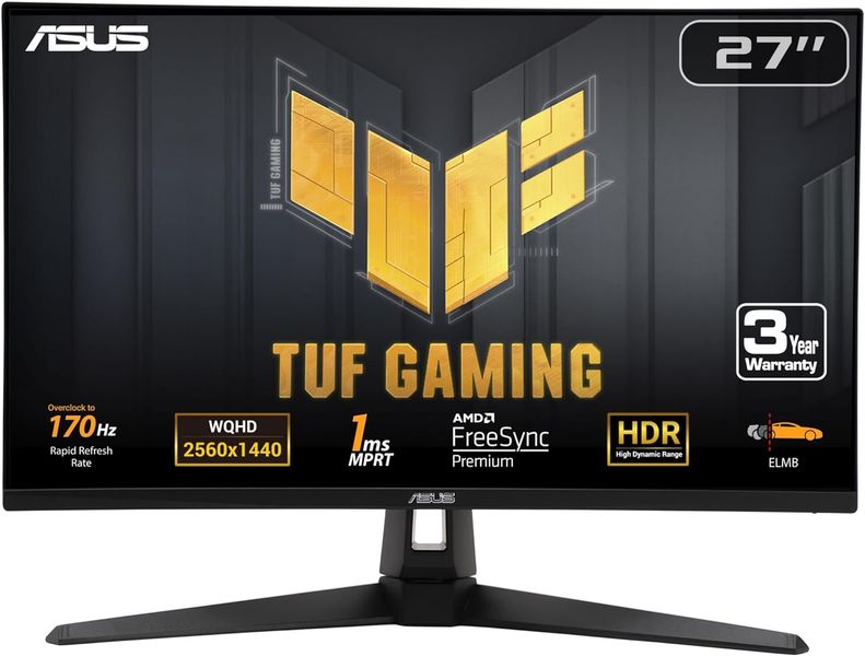 Asus Tuf VG27AQA1A 27" WQHD 170Hz FreeSync
