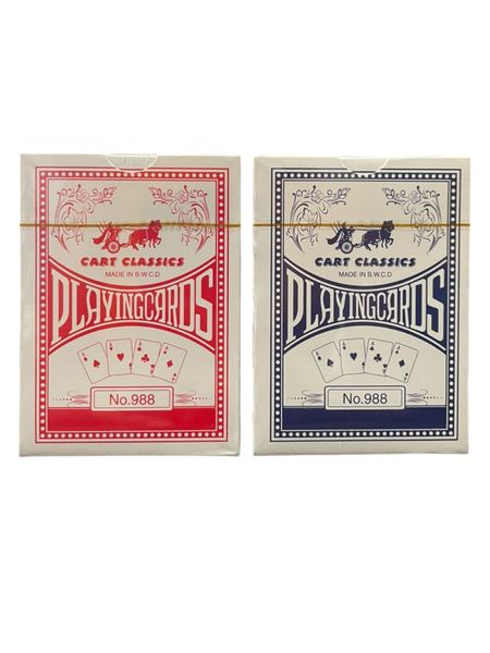 CTDW Cart Classics Playing Cards No. 988 - Red &amp; Blue 2 Pack