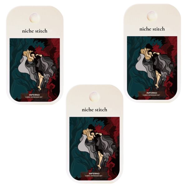 Niche Stitch - Pocket Perfume (Fabric Fragrance) Inferno (42ml) - Pack of 3