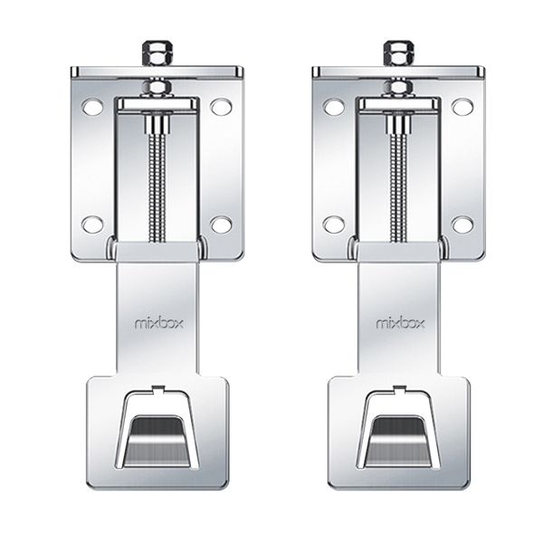 Mix Box 2 Pieces Stainless Steel Adjustable Extended Range Hood Bracket