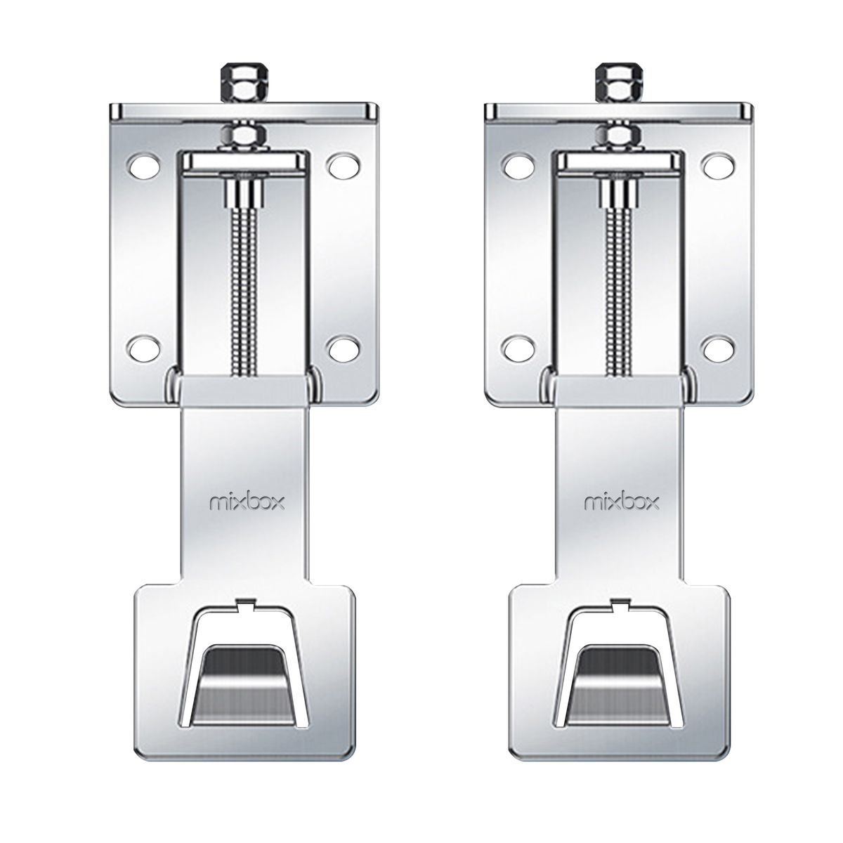 Mix Box 2 Pieces Stainless Steel Adjustable Extended Range Hood Bracket