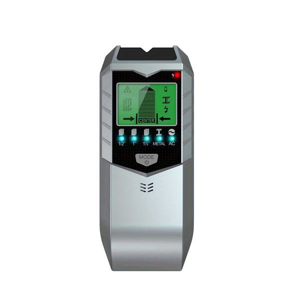 5-in-1 Electronic Wall Detector - Metal, Stud, And Wood Finder With LED