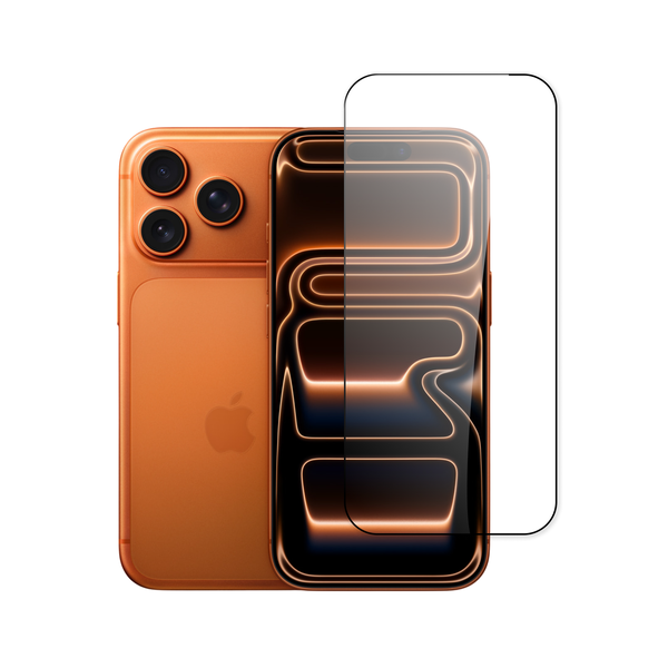 9D Tempered Glass Screen Protector Ultra HD Compatible with iPhone 17 Pro