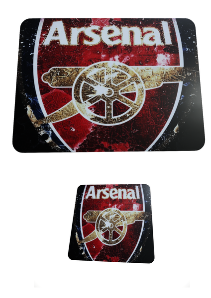 Arsenal A7 - Mouse Pad And Coaster Set