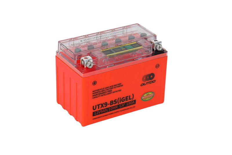 OUTDO UTX9-BS (IGEL) - Motorcycle Battery - 12V-9Ah