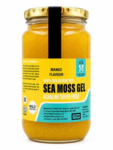 Ididit For Earth Mango Sea Moss Gel Wildcrafted Superfood 375ml