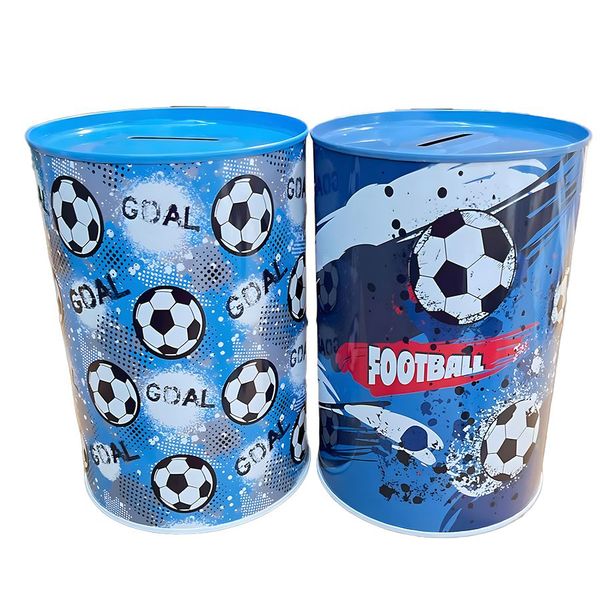 XL Football Themed Coin Collecting Piggy Bank In 2 Designs