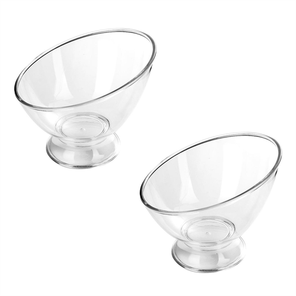 2Pcs Clear Coffee Pod Holder Plastic Coffee Capsule Salad Candy Dish