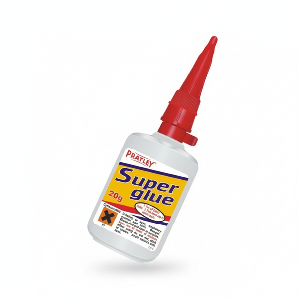 Pratley Super Glue 20g - Strong Adhesive for Plastic, Metal, Wood, Ceramics