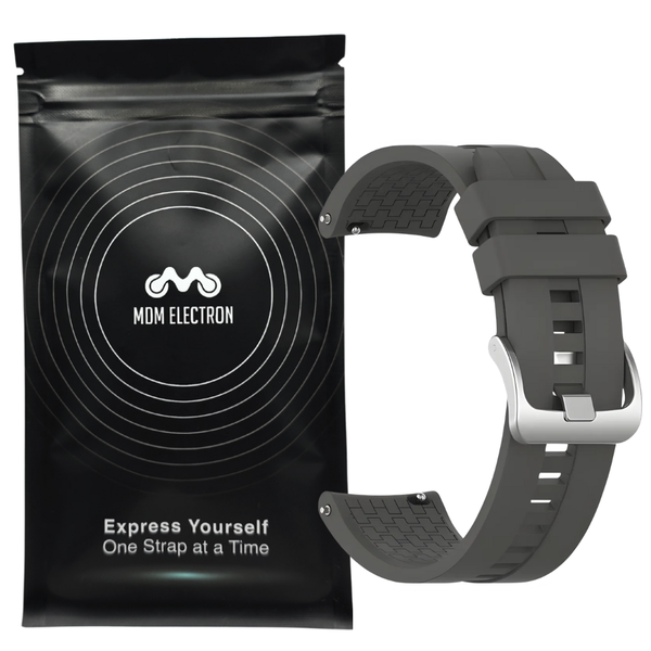 Silicone Strap Compatible With Huawei Watch GT (22mm) 46mm - Grey