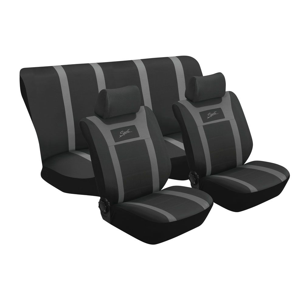 Stingray 6piece Sport Car Seat Cover Set Grey Shop Today. Get it