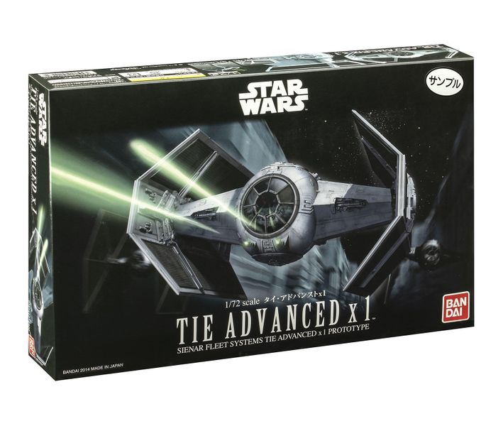 Revell 1/72 Star Wars Tie Advanced Plastic Model Kit (Bandai)