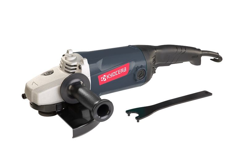 Kyocera Ag-232 Angle Grinder 230mm 2200w W/Cut Off Brushes &amp; Dust Filter