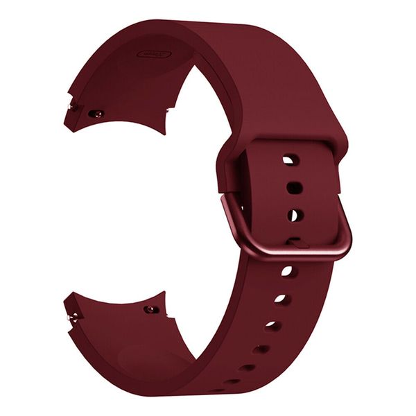Silicone Watch Bands for Samsung Galaxy Watch 4/5/6/7/7FE - Maroon