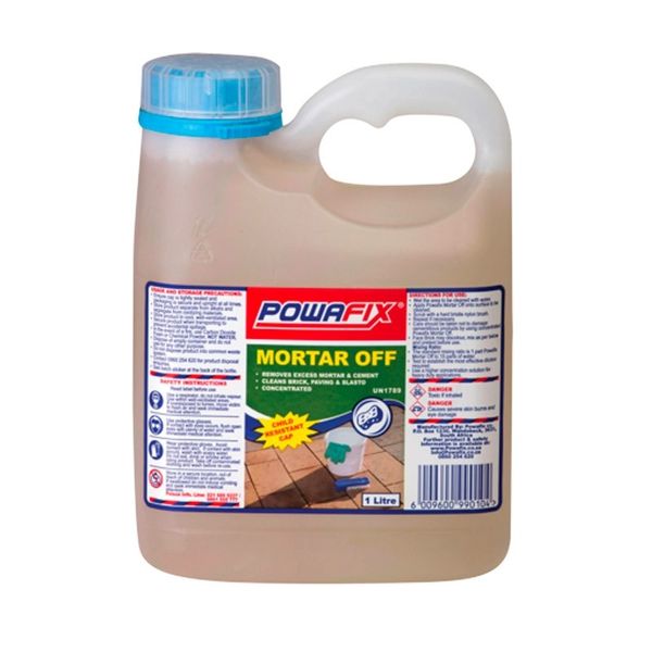 Powafix - Mortar Off - 1L - Bulk Pack of 6