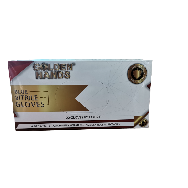 Golden Hands Blended Nitrile Gloves - Small - 100s