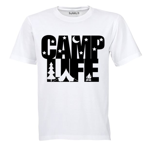 Camp Life - Mens - T-Shirt - White