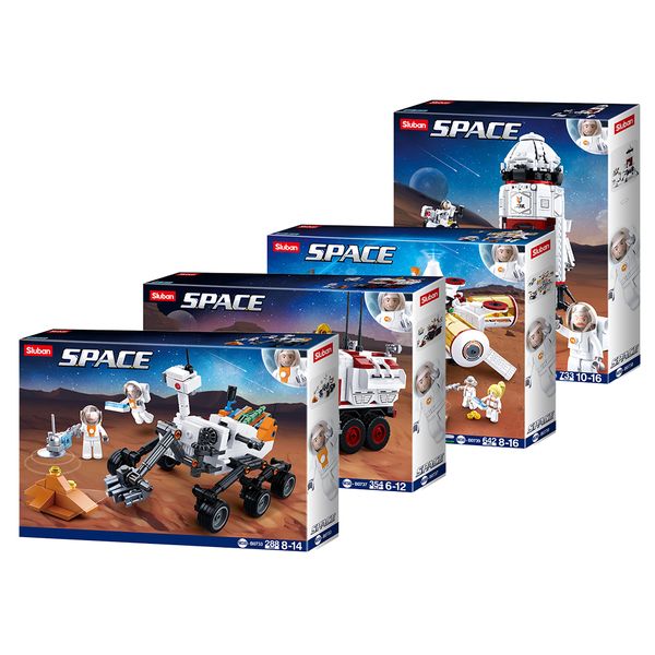 Sluban Building Set: Mars Expedition 4-in-1 Bundle